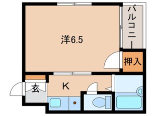 松本ハイツの物件間取画像